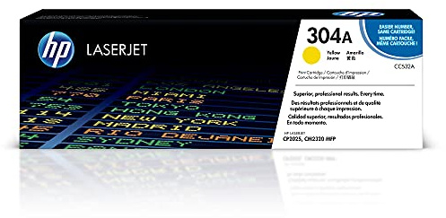 HP 304A (CC532A) Gelb Original Toner für HP Color LaserJet CP2025, CM2320, Standard