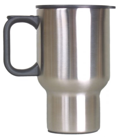 Relags Edelstahl Thermobecher 'Auto' Becher, Silber, 1 Stück (1er Pack)