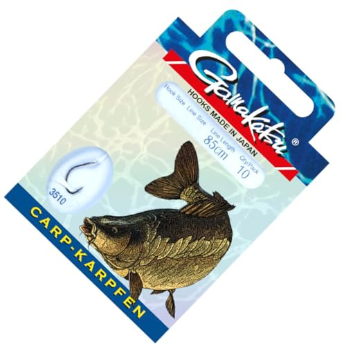 Gamakatsu Carp LS-3510 Haken 85cm - 10 gebundene Karpfenhaken