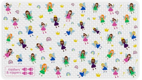 tiddlers & nippers Alfombra bañera Antideslizante Infantil | Alfombrilla Antideslizante bañera niños | Alfombra baño o Ducha bebé | Esterilla baño Resistente al Moho y antibacteriana