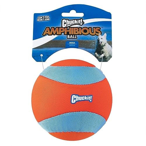 ChuckIt Amphibious Unsinkable Mega Ball Water Fetch for Medium & Large Dogs