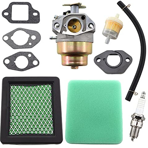 MCHNIC Carburateur avec joint d'étanchéité Kit de filtre à air pour Honda GCV135 GCV160 GC135 GC160 Moteur HRB216 HRR216 HRS216 HRT216 HRZ216 Remplace 16100-Z0L-023 Tondeuse à Gazon