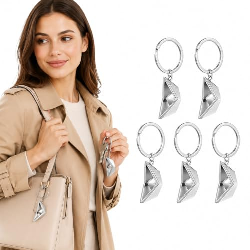 Beavorty 5 Stück Papierschiff Schlüsselanhänger Schlüsselbund Anhänger Schlüsselring Metell Keychain Segelboot Keyring Segelschiff Modeschmuck Autoschlüssel Handtasche Dekoration Geschenk