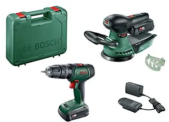 Bosch Perceuse à percussion UniversalImpact 18V & ponceuse AdvancedOrbit 18V