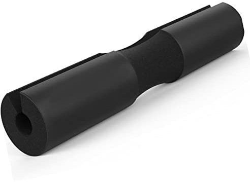 Tnfeeon Almohadilla para Sentadillas con Barra, Almohadilla para Pesas para Aliviar el Estrés, Espuma de Equilibrio Estable Ergonómica Gruesa para el Hogar (Negro)