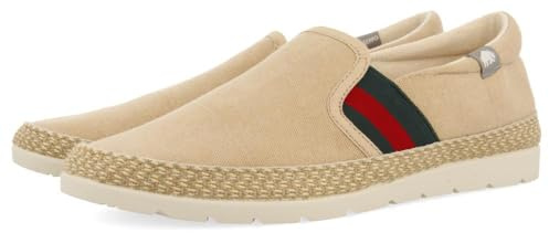 GIOSEPPO Espadrilles Color Beige con ELÁSTICOS DE Color Y ALGODÓN Reciclado para Hombre WIMER