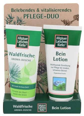 Dr. Theiss Naturwaren GmbH Allgäuer Lotion aromatique de douche/jambes (additif de bain) - Aiguille de pin (pine) - Relaxation, soin de la peau - Sans OGM