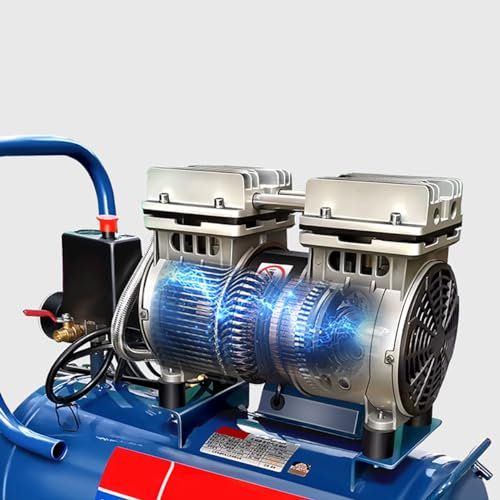 FresQa Báscula de Bomba de Aire pequeño Mini compresor de Aire de Alta presión para carpintería silencioso sin Aceite,24 Liters,1500W