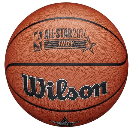 Wilson NBA All-Star 2024 Indianapolis Replica Ball WZ2015501XB, Unisex basketballs, Orange, 7 EU