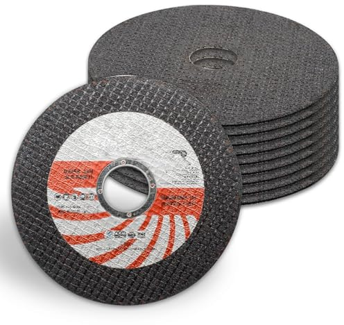 115mm x 1.2mm Thin Metal Cutting Discs, Metal & Stainless Steel Cut Off Wheels for Angle Grinder - Pack of 10