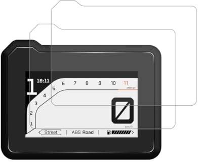 GlareStop Displayschutzfolie kompatibel mit KTM 125 DUKE (2024-) 2 x Entspiegelt