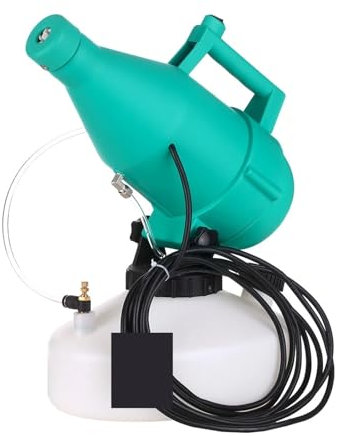 STRAFBRG Nebulizador ULV eléctrico, pulverizador atomizador portátil de Volumen Ultra bajo, nebulizador soplador de Niebla Fina, nebulizador eléctrico de 4,5 L,Multifunción