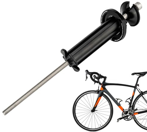 Strumento di stampa per set di sterzo bicicletta, per installazione bicicletta, stampa portatile per garage, officina, casa, esterno, strada, mountain bike, scooter