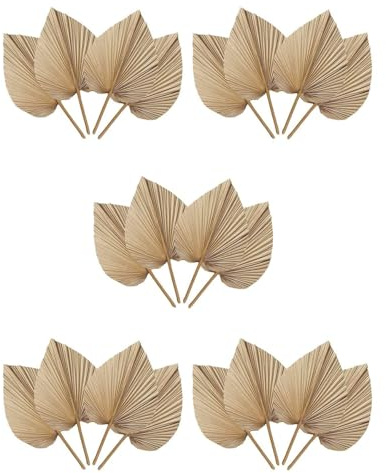 Uikdjgu 20 Hojas de Palma Secas Naturales Decoración de Hojas de Palma, Decoración, Decoración del Hogar, Bodas