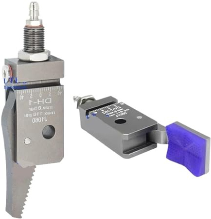 Pneumatischer Greifer, einseitige Klaue, verlängert, verbreitert, mit Sensorschalter, Klemme, Spritzgussmaschine, Manipulator-Zubehör(DH1VG)