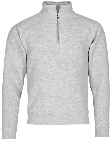 Fruit of the Loom Men's Premium Sweater, Heather Grey, M UK