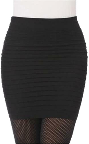 HxmeStore Mini Jupe Moulante plissée sans Couture pour Femme - Noir - Convient aux Tailles 34-38