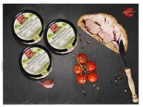 Thüringer Bauernmett im Glas I Original Thüringer Wurst I Wurstspezialitäten aus Meiningen