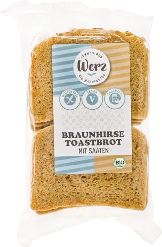 Braunhirse Toastbrot mit Saaten, glutenfrei 1 x 250 g