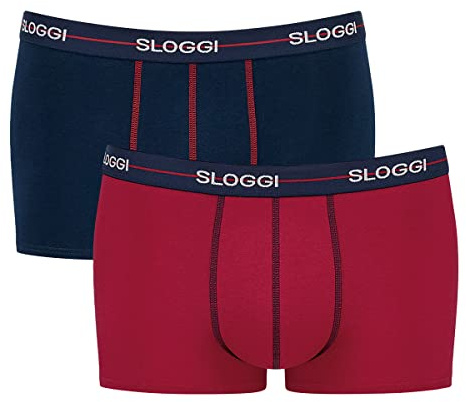 Sloggi Men Start Hipster C2P Box, Hipster Män, Blå - mörk kombination, 5
