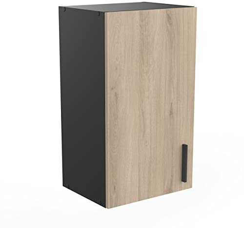 Meuble Haut Cuisine - 1 Porte - Origan - Fabriqué en France - Garantie 2 Ans