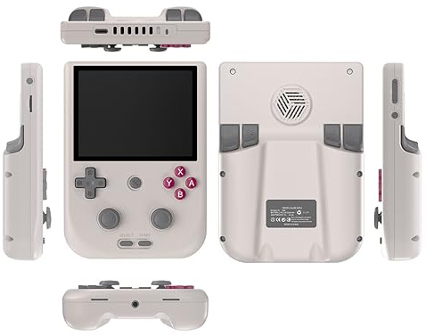 KANBUN RG405V Console di Gioco Portatile, Console di Gioco Portatile retrò Android Verticale 4+128G Senza Giochi, Touch Screen da 4 IPS, 5500mAh, Console di Gioco Portatile Regalo per Bambini-Versione