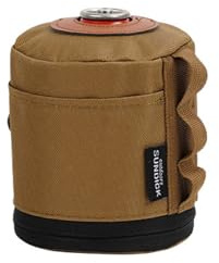BBTISG Housse de Protection Plate pour Bouteille de Gaz, Étui de protection pour réservoir de Gaz Portable pour Camping en Plein Air (kaki, L)