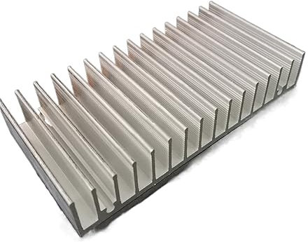 SAEVVCJWW Heißer Aluminium Kühlkörper Cooling Pad for High Power LED IC Chip Kühler Kühler Kühlkörper for LED COB Licht 100 * 18*L50MM