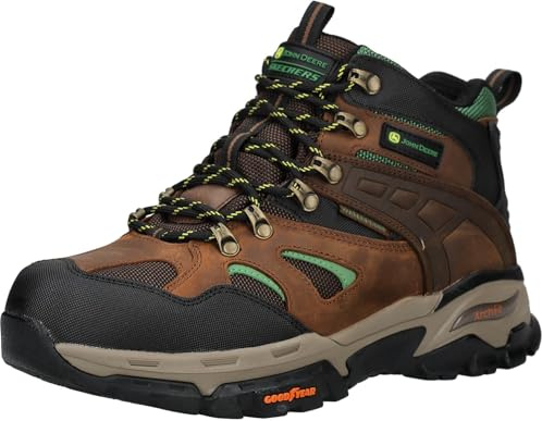 Skechers - Skechers x John Deere ARCH FIT TARVER, Botas cortas al tobillo Hombres, Brown,