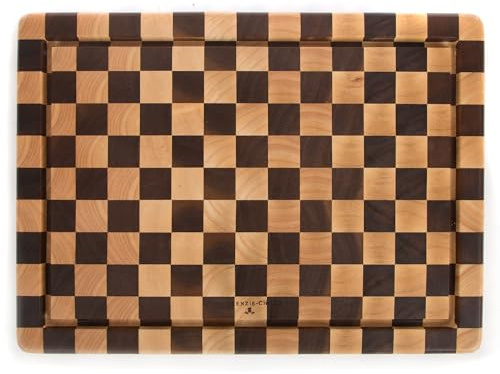 MACKENZIE-CHILDS Check Carving Board, Decorative Wooden Cutting Board, 13 Inches x 17 Inches