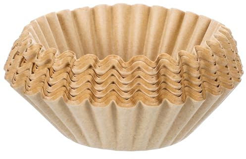 Extra Large Coffee Filters 12, 13, 14, 15, 16 Cup Basket for Commercial, Domestic Coffee Maker Extra High Extra Wide, Anti ground, Flattened Diameter 9.75 (200)