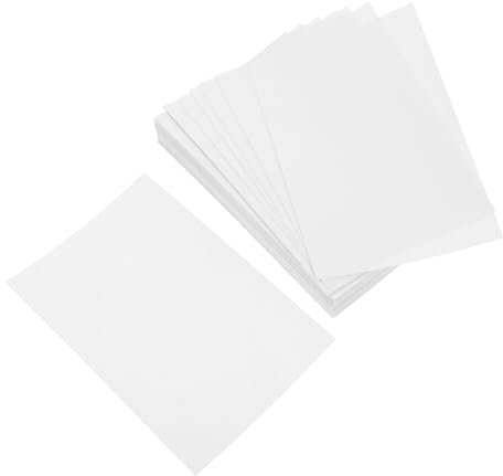 iplusmile Selbstklebende Laminierfolie PVC Transparent Kaltlaminatfolie Für Fotos Und Dokumente 6 Zoll 100 Stück Matte Schutzfolie Blendfrei Foto Und Papierschutz