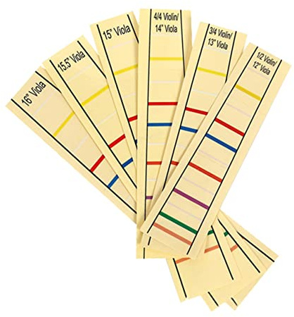 CATIEBYE Gelbe Fingerpositionsmarkierung Aufkleber für 3/4 Cello Griffbrett aus Papier zur Verbesserung der Übungs- und Spieltechnik für Anfänger