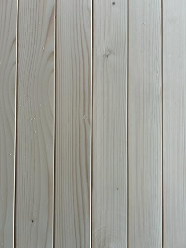 Lote de 30 tablas biseladas de madera perfilada, 11 x 96 mm, 200 cm, fachada sauna, ático, colmena de abeja, revestimiento de pared, madera de abeto natural