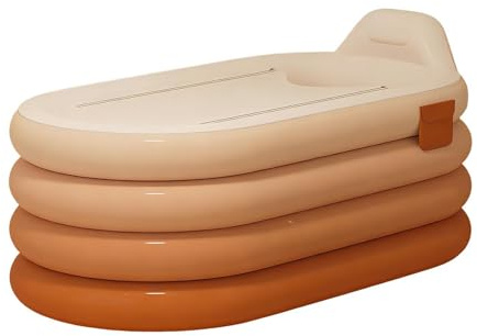 Bañera Hinchable,Herramienta de Baño con Bomba de Pie - Tina Hinchable para Baño de Hielo,Para Relajación en Spa, Recuperación en Casa, Hotel, Apartamento, Atletas, Hombres