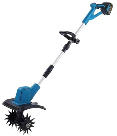 KOESRXNQW Piccoli Attrezzi Agricoli Elettrici, Zappa Elettrica, Motozappa for Diserbo, Scavo E Dissodamento, Microzappa Portatile Alta Efficienza Sicuro(Bare Metal)