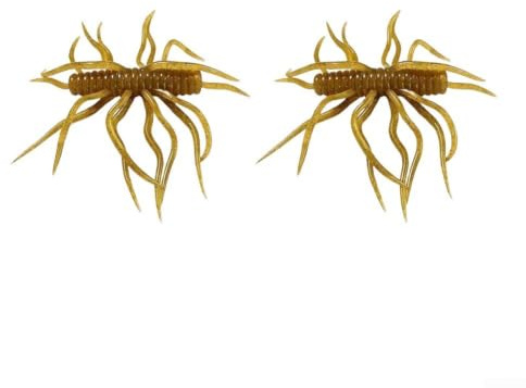 Soft for octopus Bait 9.5cm TPE Material Soft for octopus Bait(Khaki)