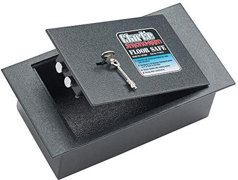 CLARKE FLOOR SECURITY SAFE WITH KEY OPERATED LOCK 4.4 LITRES