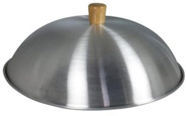 Dexam 12108614 Aluminium Wok Lid 32cm, Silver