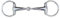 HKM 9872 Olivenkopfgebiss, Gebiss einfach gebrochen, massives Edelstahl, 18 mm