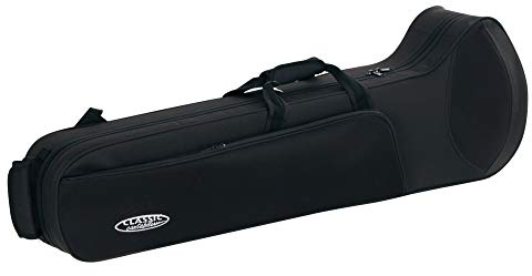 Classic Cantabile Leichtkoffer für Posaune (Posaune Koffer, Lightcase, Softcase für Zugposaunen, reiß- und wasserfestes Außengewebe, hochwertige Thermopolsterung, Außenmaße: 97 x 31 x 33 cm)