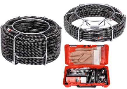 ROTHENBERGER Spiralen/Wz.set SMK, 16-22mm, o. Fs | 072967X | Reinigungswerkzeug, Rohrreiniger, Koffermaschine, Rohrreinigung