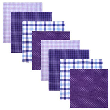 Retreez Caja regalo con colección de 8 pañuelos de puro algodón para hombre - Gemischte Set A5A008