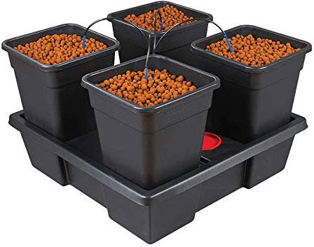 Like IWS Wilma 4 System Hydroponics Self Watering Dripper Grow Complete Kit (Wilma XL 4 x 18L pots)