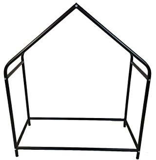 STI Portalegna in Ferro Rinforzato scaffale Legna Camino 80x40x90 Baita