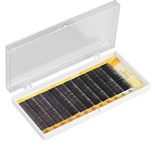 False Eyebrow, 12Pcs 3D Extension Fake Eyebrow Enhancer, Individual Reusable Artificial Eyebrows Light Fiber Eyebrows Black(11mm)