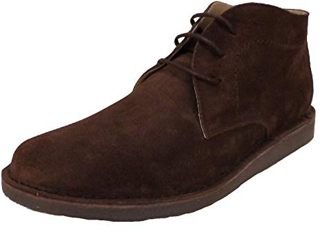 Ikon oringial Mens Nomad Retro Desert Boots (Dark Brown, Numeric_8)