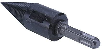 1PC Drill Bit Chop Wood Splitting Tool Spaccalegna a cono Spaccalegna Rompitrice per legno Breaker Chopper per legna da ardere,quadrato 32mm