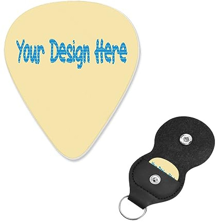 Individuelle Gitarrenplektren Fügen Sie Ihr Bild Hier Für Bass, Elektro, Akustische Gitarren 0.038inch/0.96mm