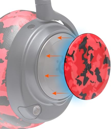 WC-Seitenplatten für Arctis Nova-Headsets von Wicked Cushions | Passend für Arctis Nova Pro Wireless/Pro Wired/Nova Elite/Nova 7 / 7X / 7P | Red Camo